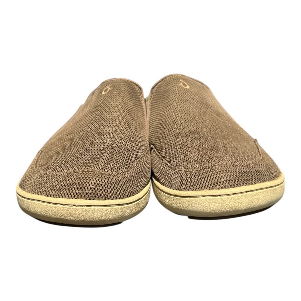 OluKai Nohea Mesh Slip On Casual Loafers Shoes Mustang/Lime Peel Men's Size 9.5 - Picture 3 of 9